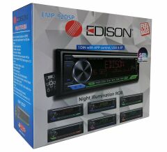 Edison EMP-92 DSP Oto Teyp 3 Anfi Çıkışlı DSP İşlemcili Telefon Kontrollü USB/BT /AUX