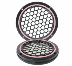 Garaj Dünyası Pembe Neon Ledli 16 Cm 2’li Hoparlör Kapağı