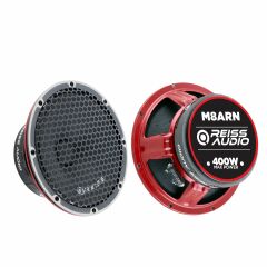 Reiss Audio RS-M8ARN 400W Maksimum Güç 200W RMS Metal Kapaklı 20 cm Oto Midrange Hoparlör