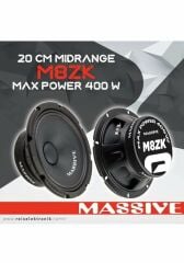Massive MS-M8ZK 20 CM Midrange Oto Hoparlör 400W Maksimum 150W RMS