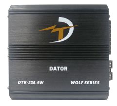 Dator DTR-225.4W Profesyonel 4 Kanal Anfi Kanal Başı 225W RMS 2200W Maksimum Güç Mini Kasa