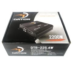 Dator DTR-225.4W Profesyonel 4 Kanal Anfi Kanal Başı 225W RMS 2200W Maksimum Güç Mini Kasa