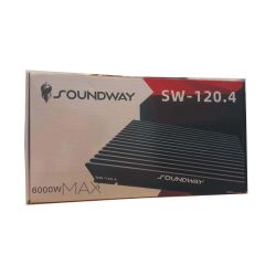 Soundway 120.4 Oto Amfi 4x135W RMS 6000W Maksimum Güç