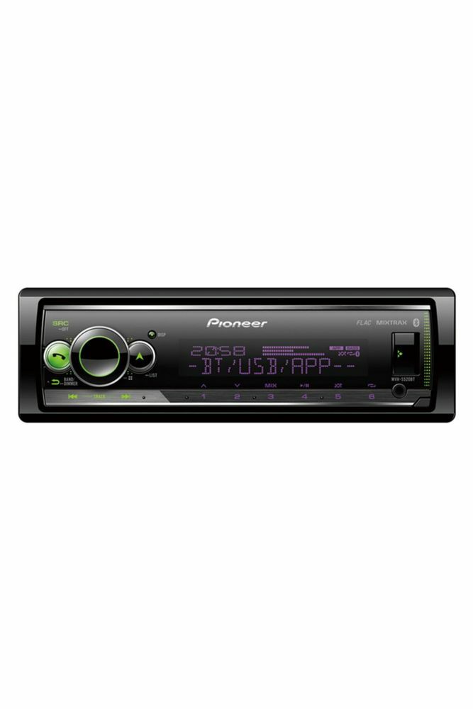 Pioneer Mvh-S520BT Bluetooth/USB/AUX/3 Amfi Çıkış/13 Band EQ/ Profesyonel Oto Teyp