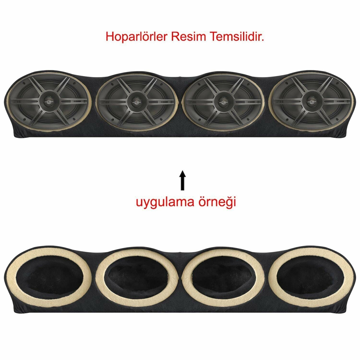 Garaj Dünyası 4Lü Tofaş Oval 6x9 İnç Halkalı Pandizot