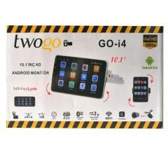 Twogo GO-İ4 10.1 Inch 4GBX64GB 360* Dönen Full HD GPS MirrorLink Wifi BT Dokunmatik Android Monitör