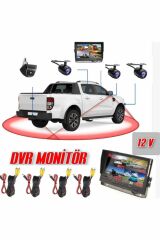 Navigold 4 Kameralı Kayıtlı Araç Monitörü 12 Volt & 64 Gb Destekli ( Sd Kart Sete Dahil Değildir )