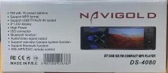 Navigold DS 4080 4'' Ekranlı USB Bluetooth Kamera Dahil Video Oto Teyp