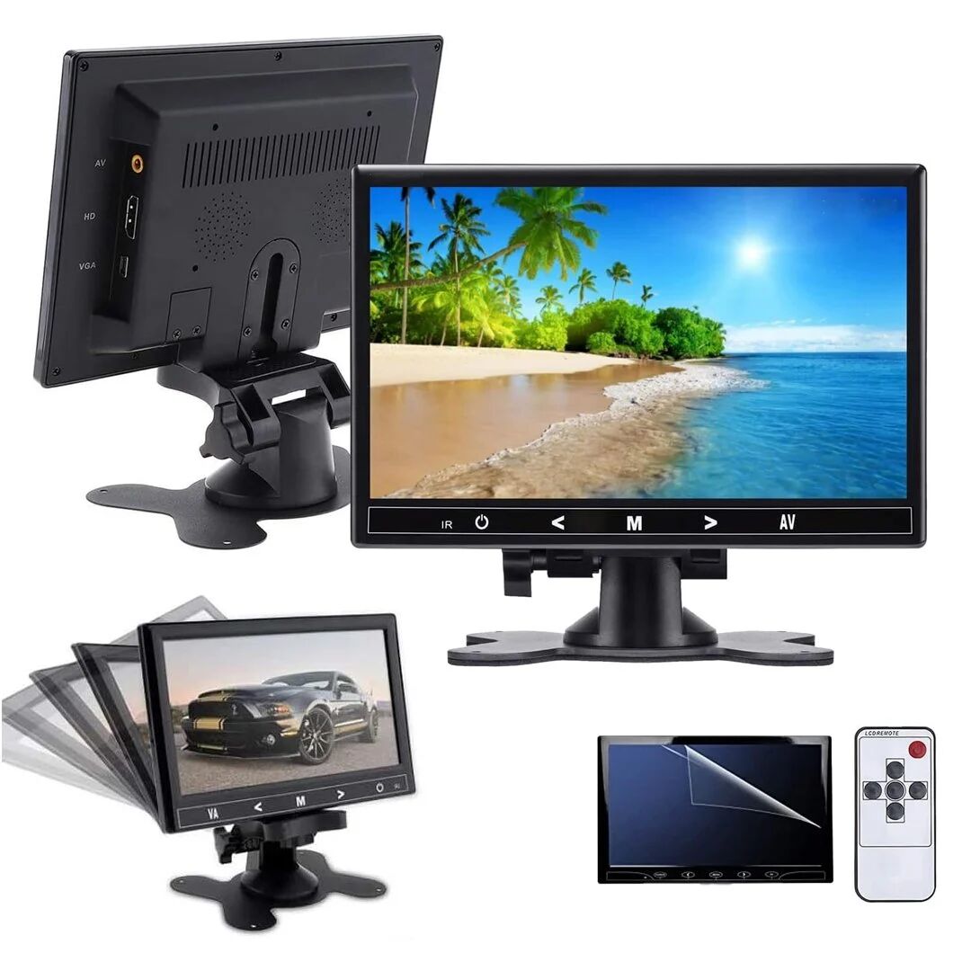 Navigold DS-9077HD 9'' HDMI-AV-VGA Girişli Araç Monitörü Kumandalı (12 Volt Girişli)