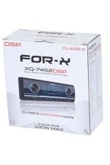 FOR-X XQ 7452 DSP Oto Teyp Maksimum Güç 4X100W 4 Kanal Amfi Çıkışı 4V