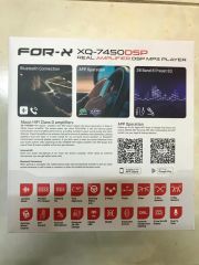 For-X XQ-7450DSP 4x100W DSP İşlemcili Bluetoothlu 4 Anfi Çıkışlı Oto Teyp