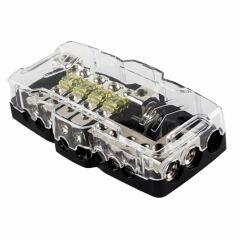 QFH-62 | QLine 4 Çıkışlı Sigortalı Voltaj Dağıtıcı Bloğu