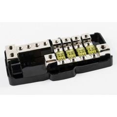 QFH-62 | QLine 4 Çıkışlı Sigortalı Voltaj Dağıtıcı Bloğu