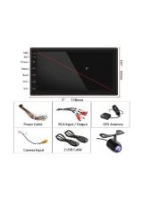 Navigold NGS-720 2/32gb Android ince ayarlanabilir kasa 7inç Oto Araba Multimedya Teyp Car Playli-usb-wifi