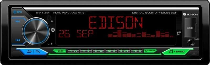 Edison EMP 96 DSP Oto Teyp  4 Anfi Çıkışlı DSP İşlemcili Telefon Kontrollü USB/BT /AUX/48 Band EQ