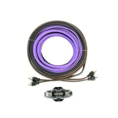 Reiss Audio 8GA OFC Amfi Kablo Seti Yeni Seri Kaliteli – RS-AWG87 Tam Bakır Profesyonel Anfi Kablosu Seti 8GA