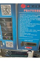EDISON EMP DSP USB AUX BLUETOOTH FM RADİO OTO TEYP MP3 4X55 WATT YENİ