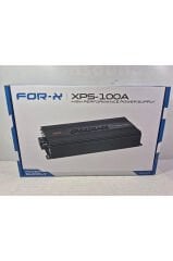 FOR-X 12V 100A Güç Kaynağı-XPS100A Power Supply-Evde Amfili Oto Ses Sistemi Çalıştırma Adaptörlü