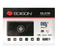 Edison ED-A700 Android Double Teyp 2GB Ram+32GB Rom BT/Carplay/Android Auto/Navigasyon/IPS Ekran