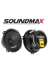 Soundmax Sx-m52bn Oto Hoparlör160Wat 80W Rms 13Cm Midrange Hoparlör