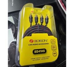 Edison ED-FA5 RCA %100 Ofc RCA Kablo 5 Metre