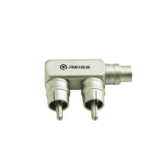 Reiss Audio RS-GL1F2M 2 Erkek 1 Dişi RCA Çoklayıcı (5 Adet)