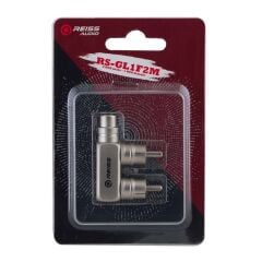 Reiss Audio RS-GL1F2M 2 Erkek 1 Dişi RCA Çoklayıcı (5 Adet)