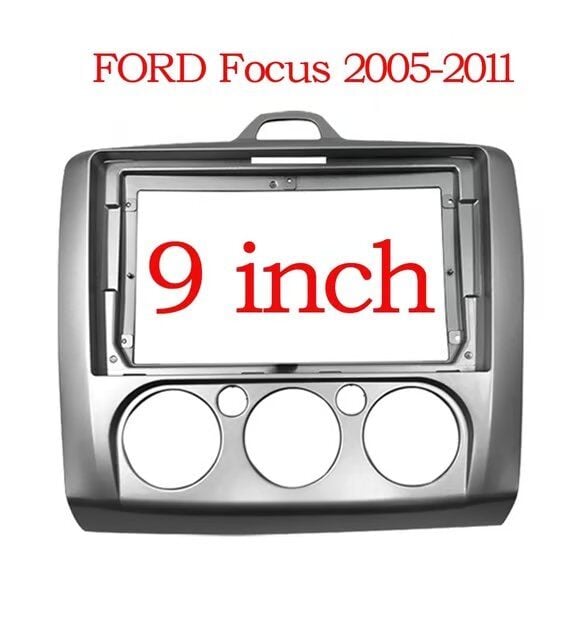 FORD FOCUS 2-2005-2011 ARASI 9'' ANALOG KLİMALI-MULTİMEDYA ÇERÇEVESİ