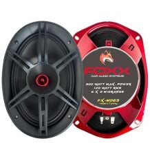 Foxx Fx-md69 Oto Midrange Oval 6x9 İnç 900 Watt 120W RMS Kapaklı 2 Adet
