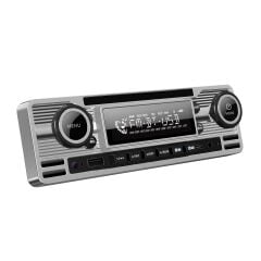 Soundmax SX-MX61CL Retro Stil Gümüş Renk Teyp Bluetooth/USB/AUX/FM/4*50W/MP3