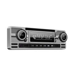 Soundmax SX-MX61CL Retro Stil Gümüş Renk Teyp Bluetooth/USB/AUX/FM/4*50W/MP3