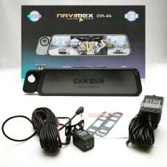 NAVİMEX DVR-414 9.66'' DVR Dikiz Aynalık Araç Kamerası Kayıtlı Adas+Bsd 3 Kameralı 4K+2K+2K